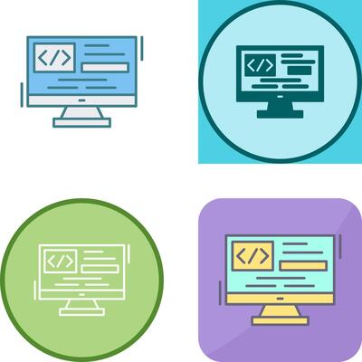 Coding Icon Design