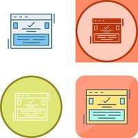 Complete Icon Design vector
