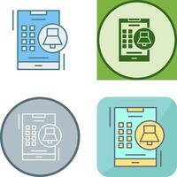 Alarm Icon Design vector