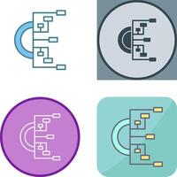 Flowchart Icon Design vector