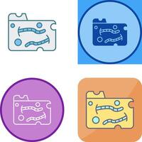 Worm Icon Design vector