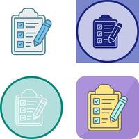 Checklist Icon Design vector