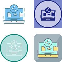 File Share Icon Design vector