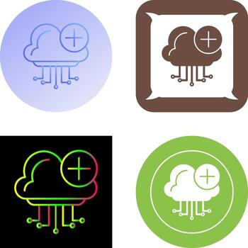 Cloud Computing Icon Design vector