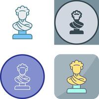 Statue Icon Design vector