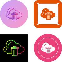 Trash Icon Design vector
