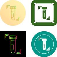 Test Tube Icon Design vector