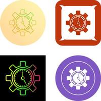Time Management Icon Design vector