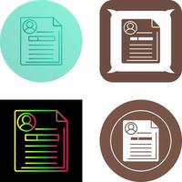 Contact Icon Design vector