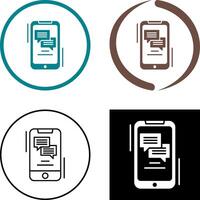 Text Icon Design vector