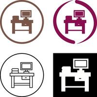 Table Icon Design vector