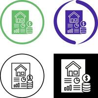 Loan Icon Design vector