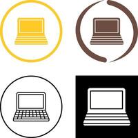 Laptop Icon Design vector