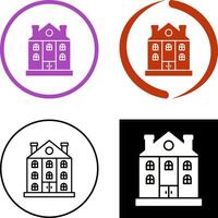 Mansion Icon Design vector