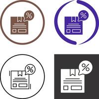 Discount Icon Design vector