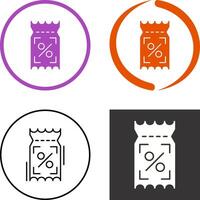 Coupons Icon Design vector