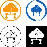 Internet Cloud Icon Design vector