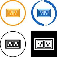 Socket Icon Design vector