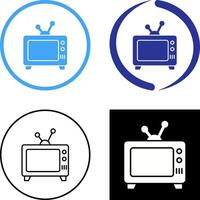 Television Icon Design vector