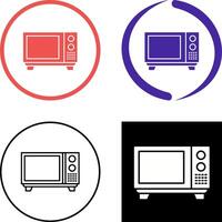 Microwave Icon Design vector