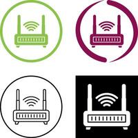 diseño de icono de enrutador wifi vector