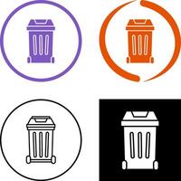 diseño de icono de basura vector