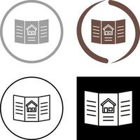 Brochure Icon Design vector