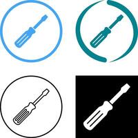 Screw driver Icon Design vector