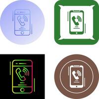 Incoming Call Icon Design vector