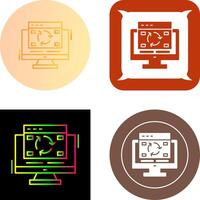 Update Icon Design vector