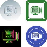 Web Design Icon Design vector