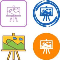 Canvas Icon Design vector