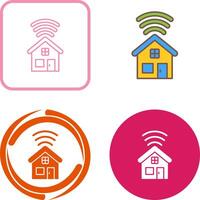 Smart House Icon Design vector