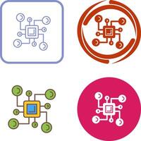 Connection Icon Design vector