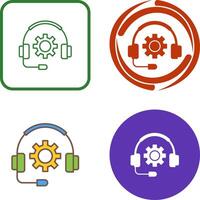 Customer Support Icon Design vector