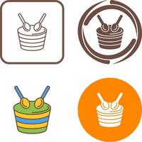 Drum Icon Design vector