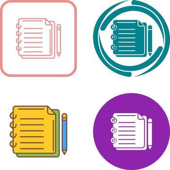 Write Icon Design vector
