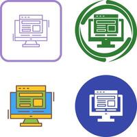 Adaptive Layout Icon Design vector