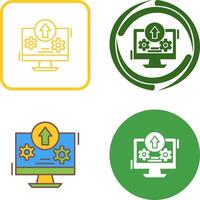 Upload Icon Design vector