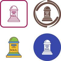 Mail Box Icon Design vector