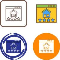 Rating Icon Design vector
