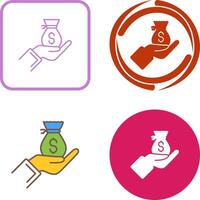 Wage Icon Design vector