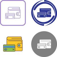 Wallet Icon Design vector