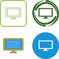 Monitor Icon Design vector