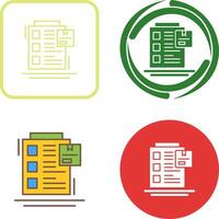 Order List Icon Design vector