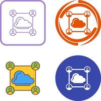 Network Icon Design vector