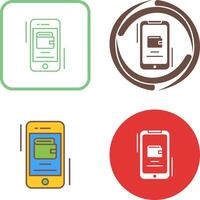 E-wallet Icon Design vector