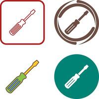 Screw driver Icon Design vector