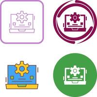 Laptop Icon Design vector