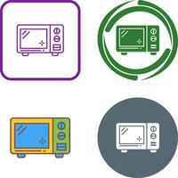 Microwave Icon Design vector